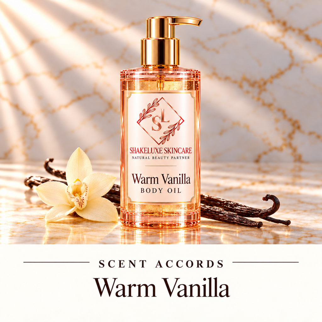 ShakeLuxe Warm Vanilla Body oil — Warm vanilla — main view