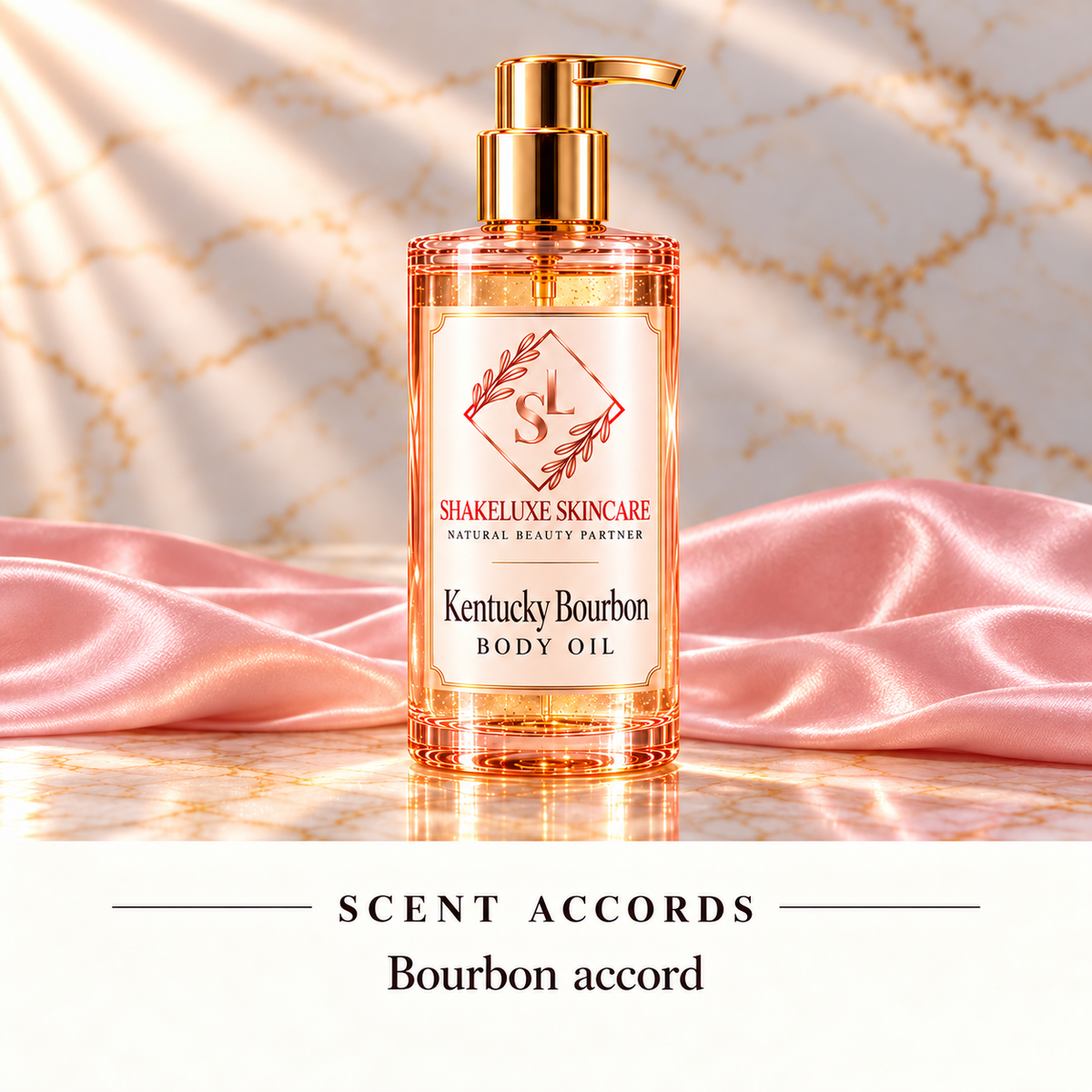 ShakeLuxe Kentucky Bourbon Body oil — main view