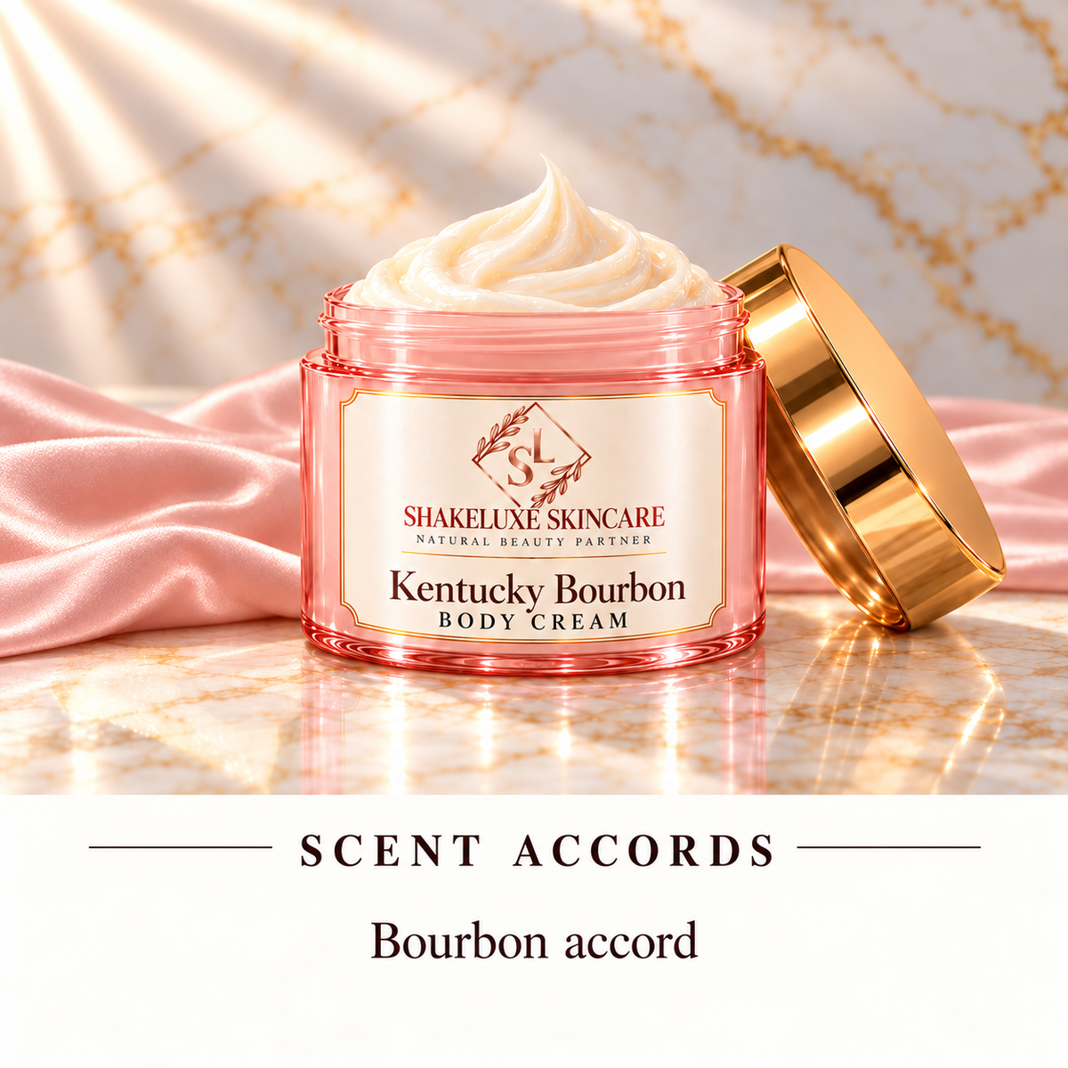 ShakeLuxe Kentucky Bourbon Body cream — main view
