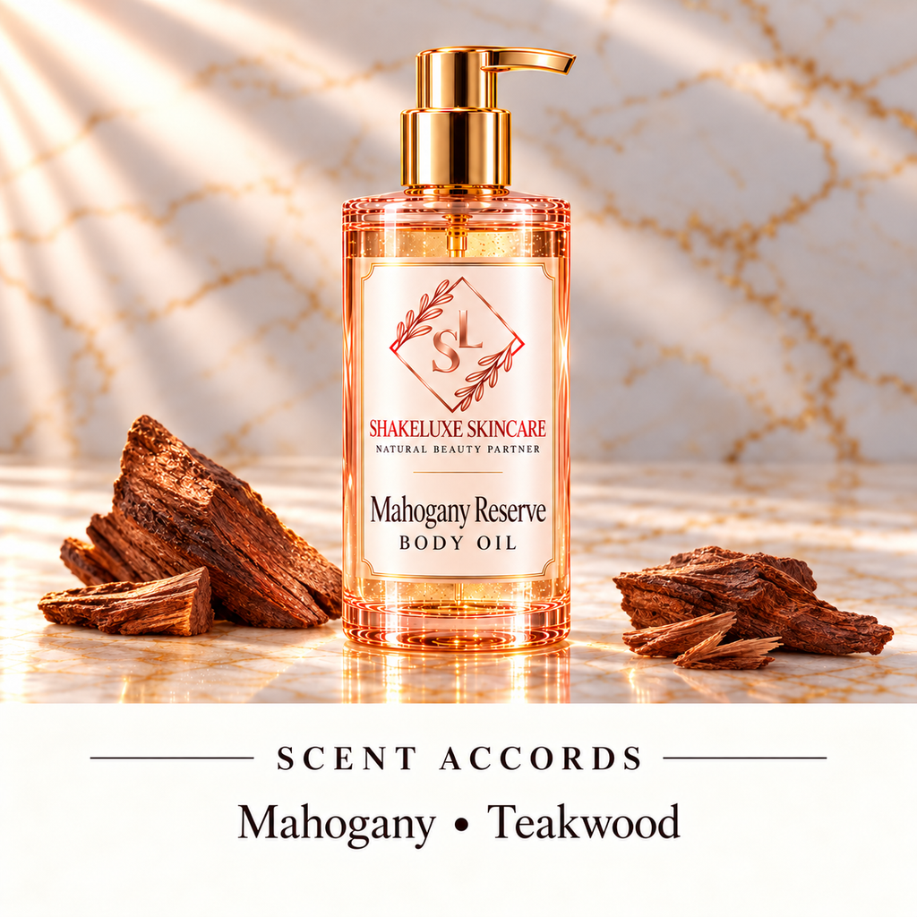ShakeLuxe Mahogany Reserve Body oil — main view