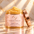 ShakeLuxe Skincare Ivory Love Foaming Sugar Scrub with SL logo