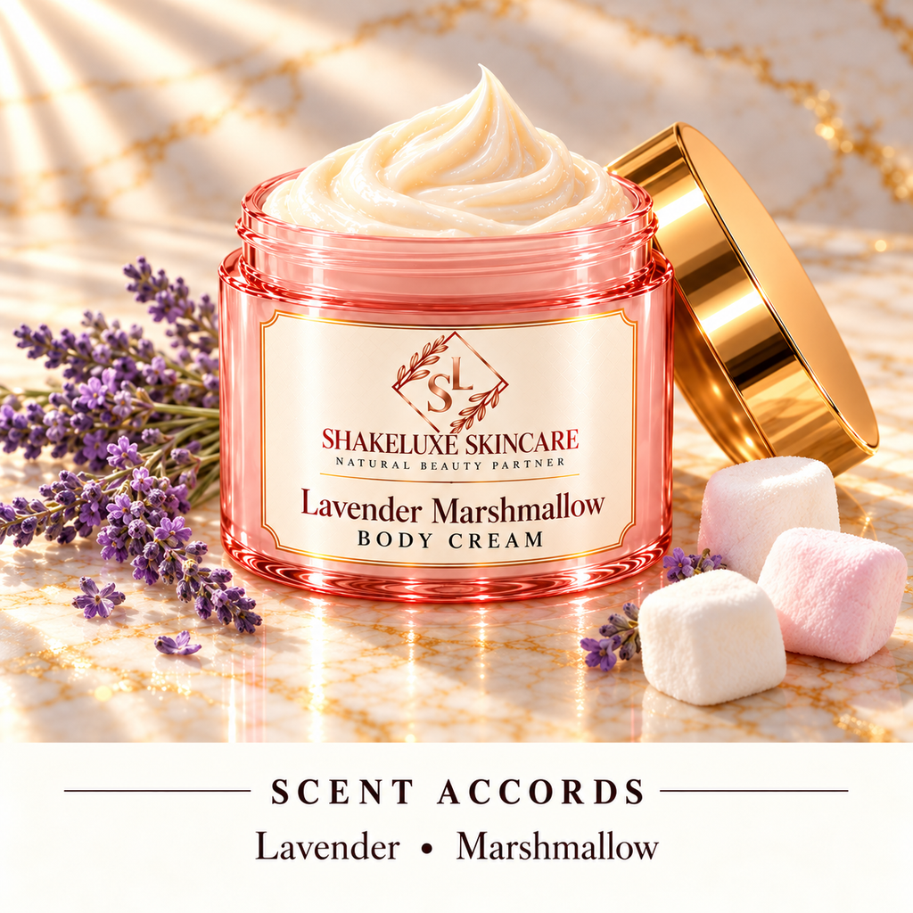 ShakeLuxe Lavender Marshmallow Body cream — Lavender • Marshmallow