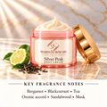 ShakeLuxe Silver Peak Body Cream — bergamot, blackcurrant, tea, ozonic accord, sandalwood and musk